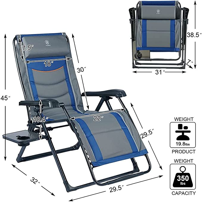 🔥2023 New (50%-OFF)Multifunctional leisure folding chair with Table