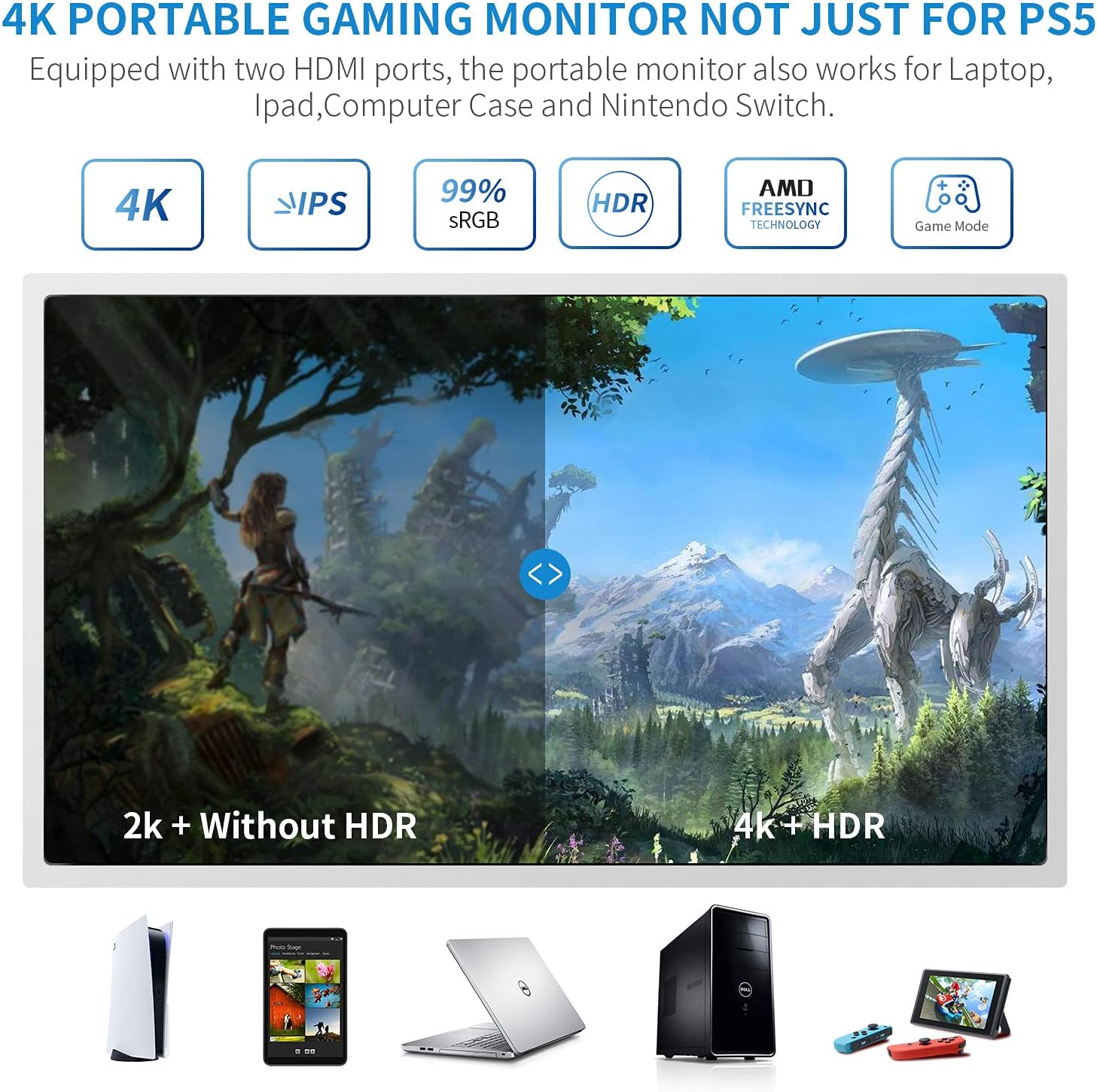 Portable Monitor Gaming Display