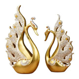 MODERN LUXURY SWANS FOR HOME ACCESSORIES