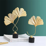 Modern Fan Shaped Ginkgo Leaf Decoration Nordic