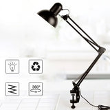 FOLDABLE DESK LAMP CLIP ON LIGHT TELESCOPIC