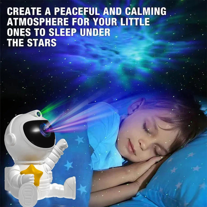 ASTRONAUT GALAXY PROJECTOR NIGHT LIGHT STARRY