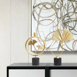 Modern Fan Shaped Ginkgo Leaf Decoration Nordic