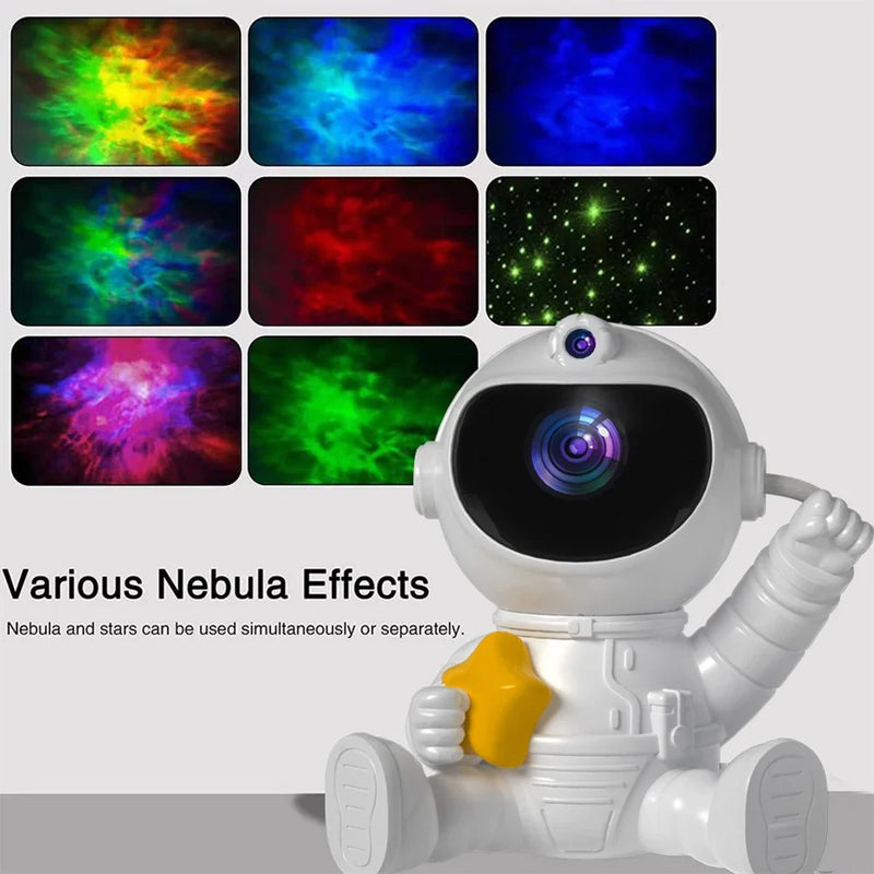 ASTRONAUT GALAXY PROJECTOR NIGHT LIGHT STARRY