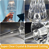 LED Diamond Crystal Table Lamp Projection Night Lights