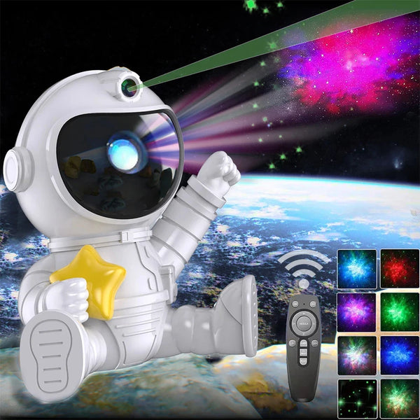 ASTRONAUT GALAXY PROJECTOR NIGHT LIGHT STARRY