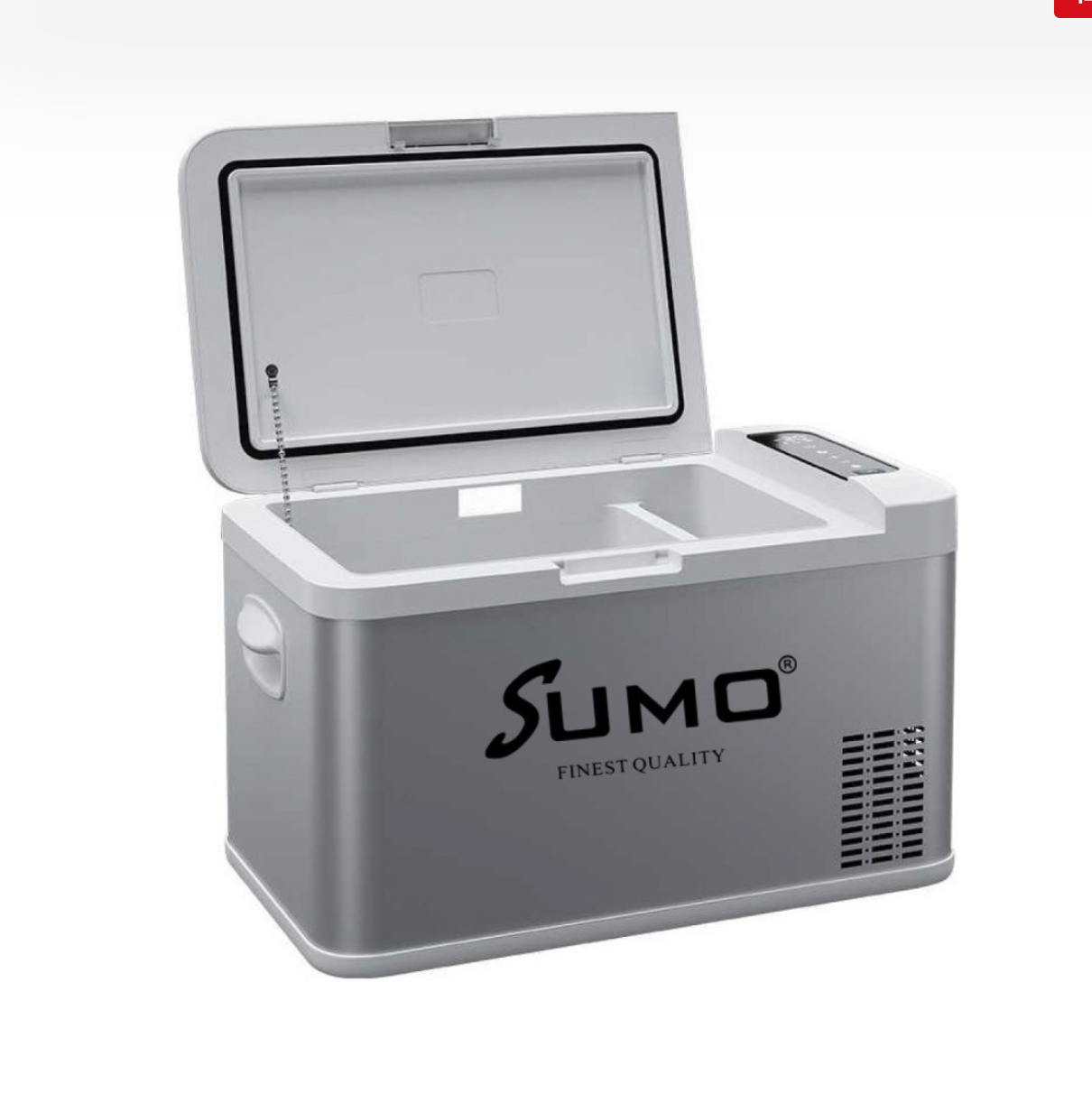 Sumo Car Fridge Freezer 25L, Portable - AC and DC Cable Input
