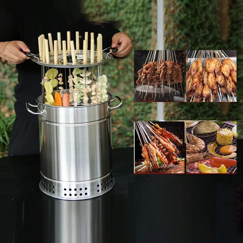 28 Skewers With Complete Grilling Equipment