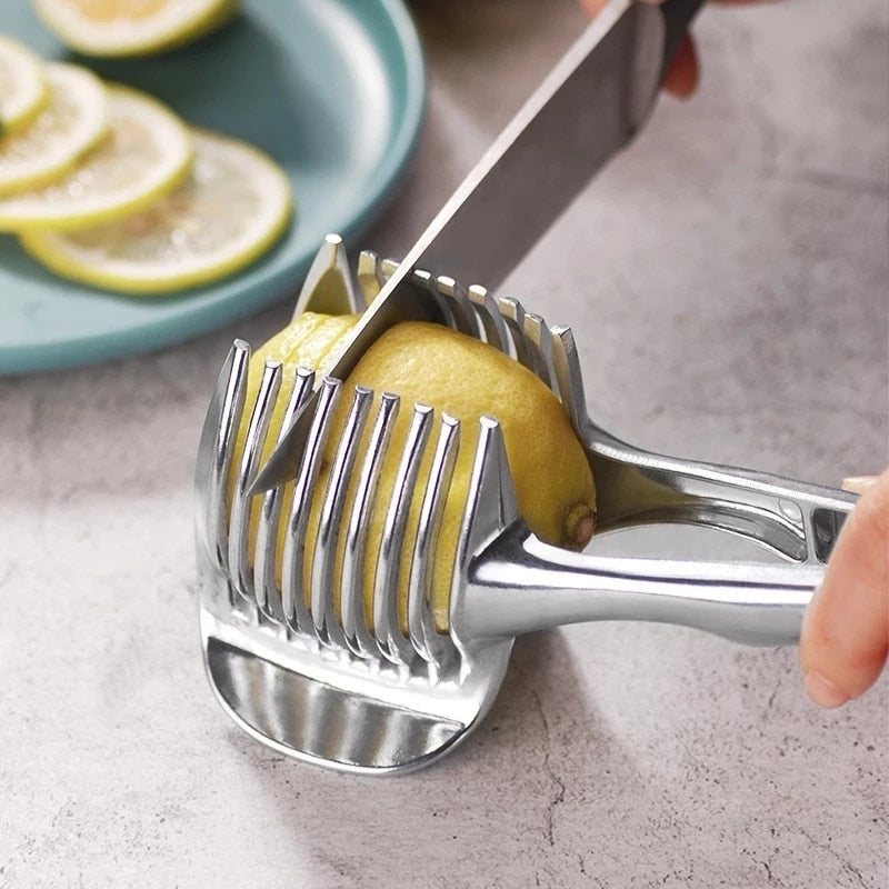 Kitchen Gadgets Handy Stainless Steel Onion Holder